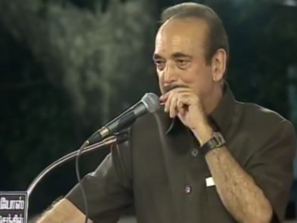 Gulam Nabi Azad hails DMK chief Karunanidhi Gulam Nabi Azad hails DMK chief Karunanidhi