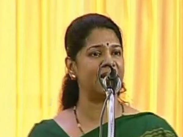 Kanimozhi praises MK Stalin Kanimozhi praises MK Stalin