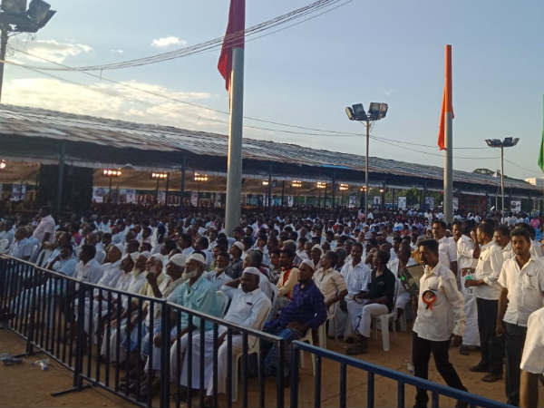 Karunanidhi Memorial Meet: Stalin will continue his fathers work says Kader Mohideen Karunanidhi Memorial Meet: Stalin will continue his fathers work says Kader Mohideen