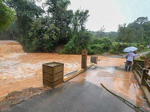 People from 15 houses evacuated in Kodagu district of Karnataka People from 15 houses evacuated in Kodagu district of Karnataka