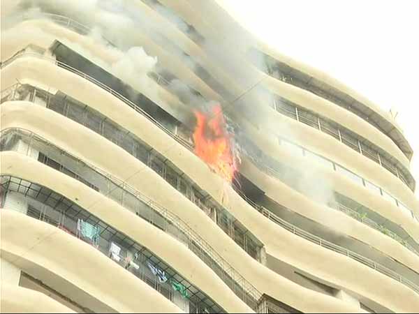 Major fire at the Crystal Tower residential apartments in Mumbai: Kills four Major fire at the Crystal Tower residential apartments in Mumbai: Kills four
