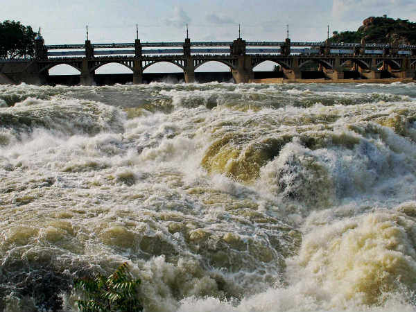 17,500 cubic feet of water released in Cauvery from Karnataka 17,500 cubic feet of water released in Cauvery from Karnataka