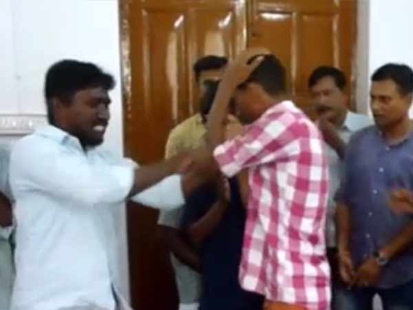 தீப்பொறி பறந்தது