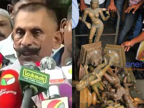 Swaminathan slam Tamilnadu government for its order to hand over Idol theft case Swaminathan slam Tamilnadu government for its order to hand over Idol theft case