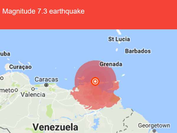 Powerful earthquake hits Venezuela Powerful earthquake hits Venezuela