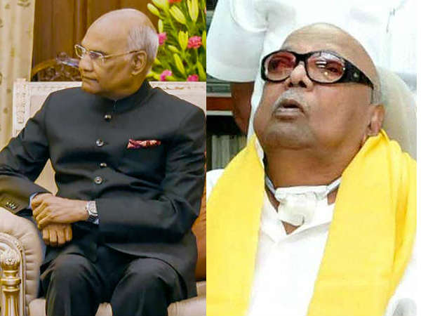 President of India Ramnath Govind condoles for Karunanidhis demise President of India Ramnath Govind condoles for Karunanidhis demise