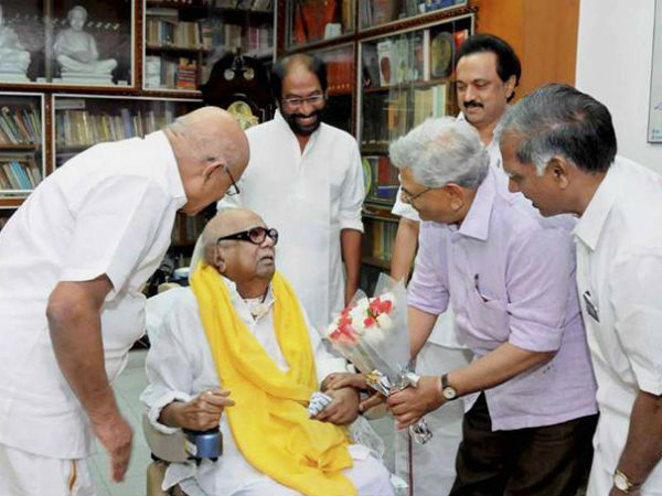 CPM’s General Secretary Sitaram Yechury heartfelt condolence to Death of Karunanidhi CPM’s General Secretary Sitaram Yechury heartfelt condolence to Death of Karunanidhi