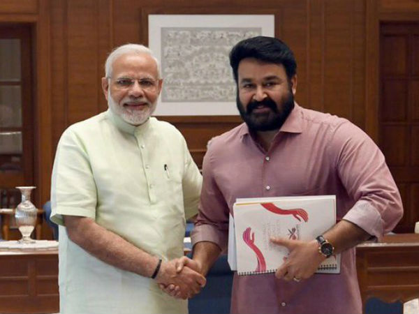 பிரதமர் மோடியை சந்தித்த மோகன்லால்.. பாஜகவில் சேர்க்கிறாரா? 