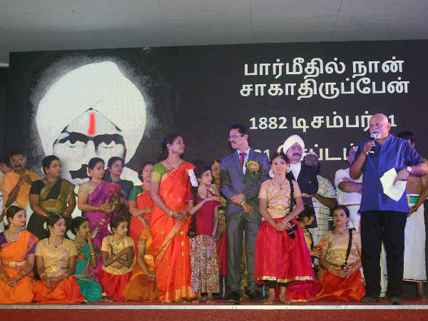 Who is Bharathiyar play conducted in Muscat Who is Bharathiyar play conducted in Muscat
