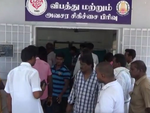 தலையில் துணி சுற்றினர்