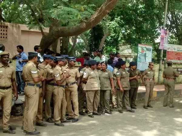 Police beefed up security in Ramanathapuram district for Immanuel Sekaran death anniversary Police beefed up security in Ramanathapuram district for Immanuel Sekaran death anniversary