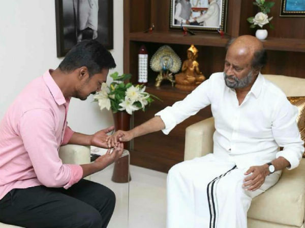 Rajinikanth condolences Kundrathur Abiramis husband Rajinikanth condolences Kundrathur Abiramis husband