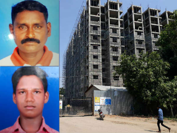Two laborors dead after falling down from 10th floor in Chennai Saidapet Two laborors dead after falling down from 10th floor in Chennai Saidapet