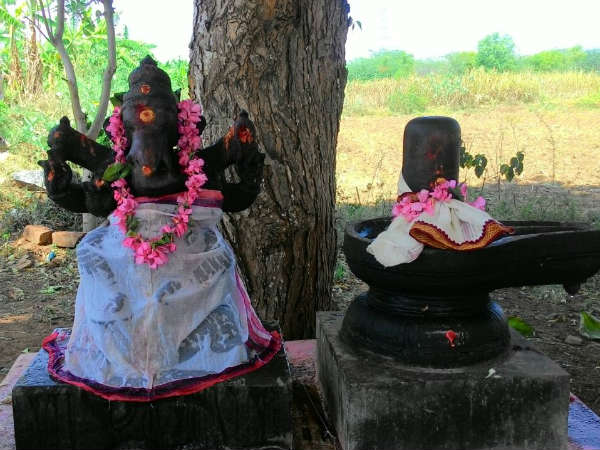 Pooja in Yemadharmar temple Pooja in Yemadharmar temple