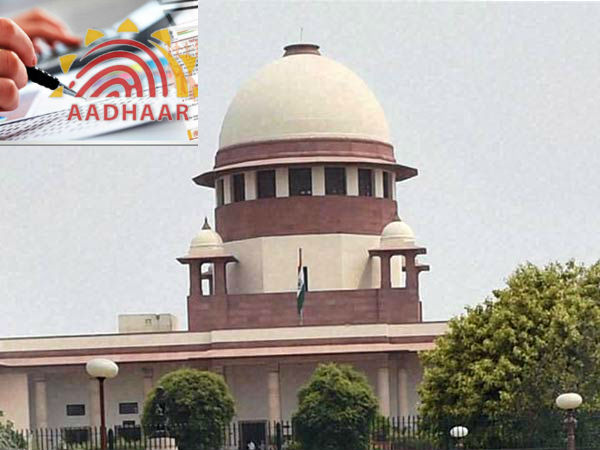 Supreme court delivers judgement today on the Aadhar is mandatory Supreme court delivers judgement today on the Aadhar is mandatory