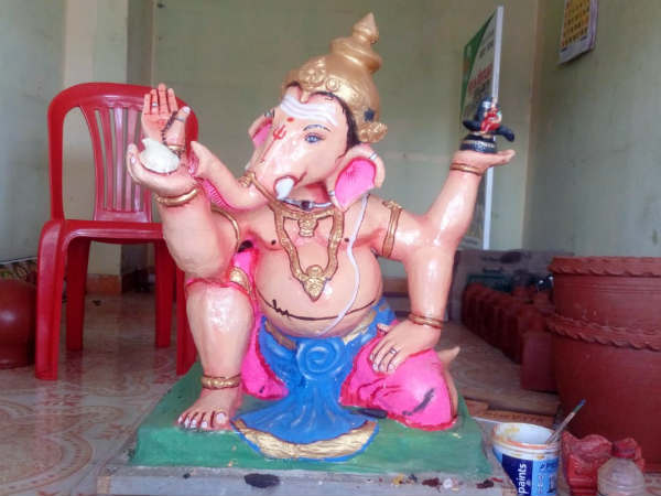 Elephant Head and Pot belly of Ganesha Elephant Head and Pot belly of Ganesha