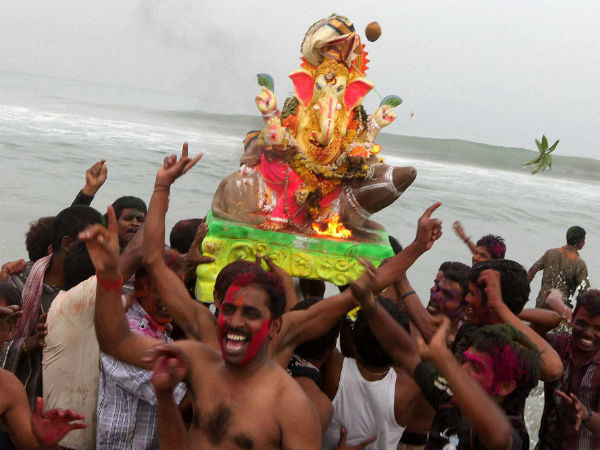 5 இடங்களில் கரைப்பு