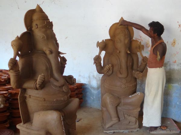 Elephant Head and Pot belly of Ganesha Elephant Head and Pot belly of Ganesha