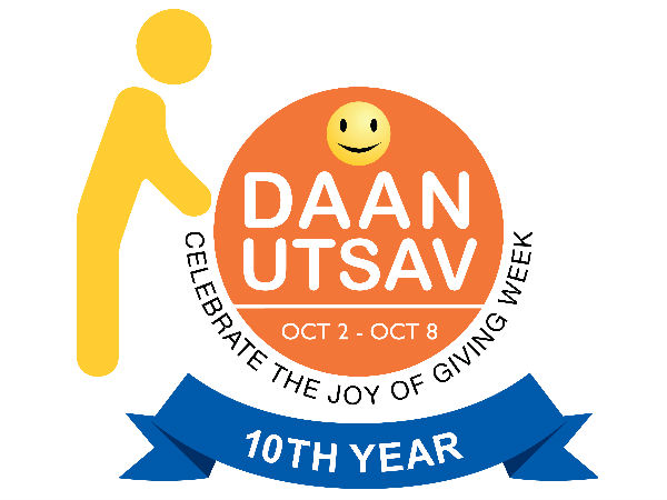 DaanUtsav is Indias festival of giving and million of people across India DaanUtsav is Indias festival of giving and million of people across India
