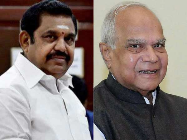 CM discusses about Red alert with Governor CM discusses about Red alert with Governor