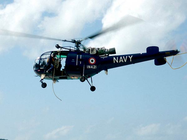 Indian navy helicopter Chetak crash landed at INS Rajali in Arakkonam Indian navy helicopter Chetak crash landed at INS Rajali in Arakkonam