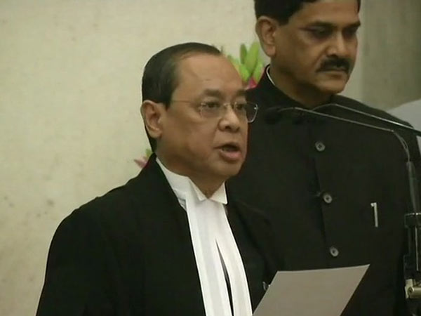 ustice Ranjan Gogoi sworn-in as the Chief Justice of India ustice Ranjan Gogoi sworn-in as the Chief Justice of India