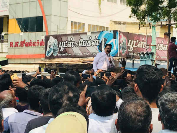 Kamal haasan visits Mettur Dam Kamal haasan visits Mettur Dam