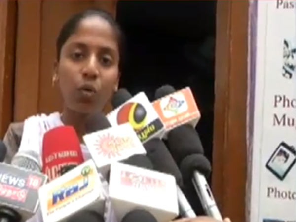 Student Malathi who gets a suspension for celebrating Bhagat Singh birthday gives PM Student Malathi who gets a suspension for celebrating Bhagat Singh birthday gives PM