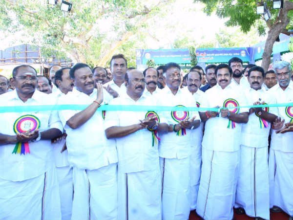 School buses used to travel ADMK cadres for centenery celebration School buses used to travel ADMK cadres for centenery celebration