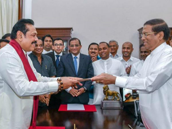 Rajapaksa sworn in as PM of srilanka Rajapaksa sworn in as PM of srilanka