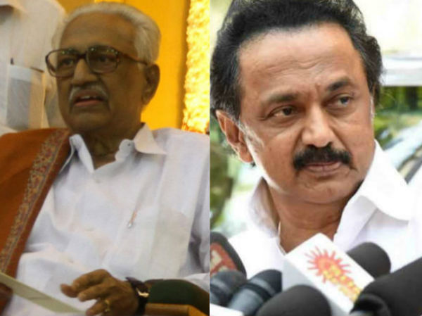 Stalin says that fever reduces to Anbazhagan Stalin says that fever reduces to Anbazhagan