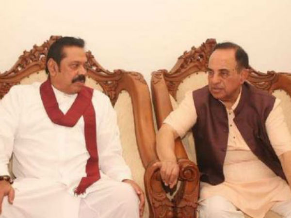 Subramaniam Swamy welcomes Rajapakses elevation as PM Subramaniam Swamy welcomes Rajapakses elevation as PM