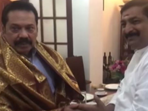 vadivel suresh MP denies that he is supporting Rajapaksa vadivel suresh MP denies that he is supporting Rajapaksa