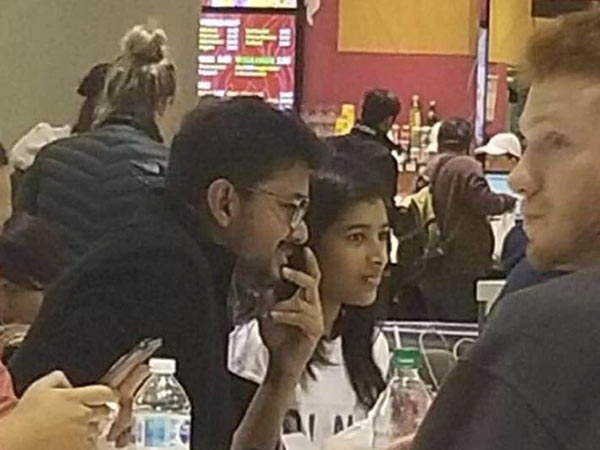 Vijay spotted in Hotel near Toronto Vijay spotted in Hotel near Toronto
