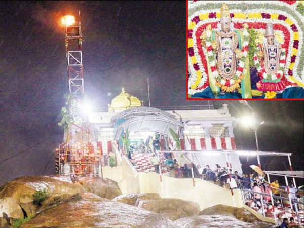karthigai deepam festival celebrated with fervour at trichy karthigai deepam festival celebrated with fervour at trichy