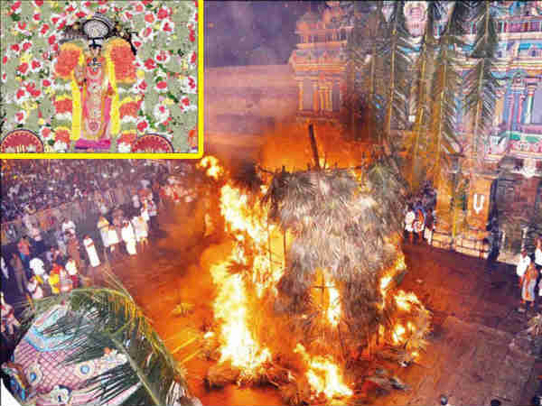 karthigai deepam festival celebrated with fervour at trichy karthigai deepam festival celebrated with fervour at trichy