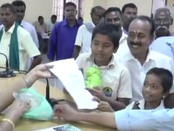 ariyalur kids contributes for gaja relief ariyalur kids contributes for gaja relief