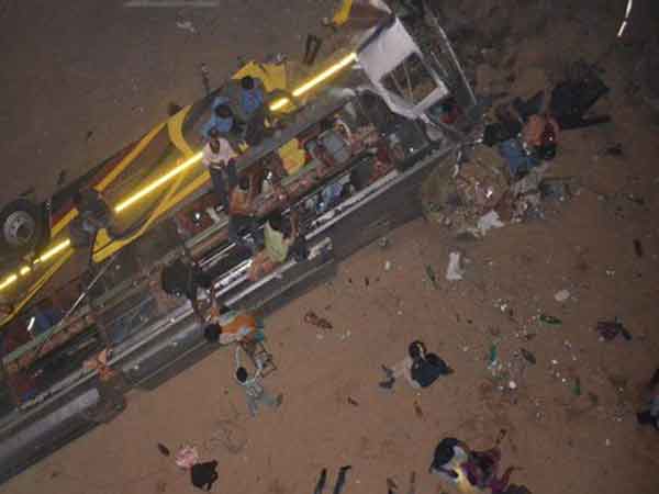 Bus plunges into dry riverbed in Odisha: 12 killed, 49 injured Bus plunges into dry riverbed in Odisha: 12 killed, 49 injured