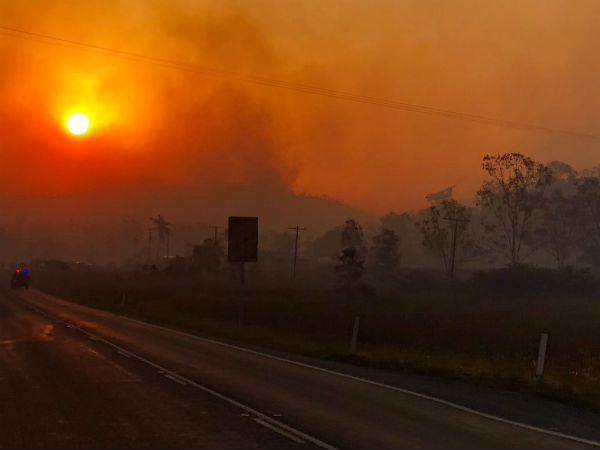 forest fire is spreading in the city of queensland forest fire is spreading in the city of queensland