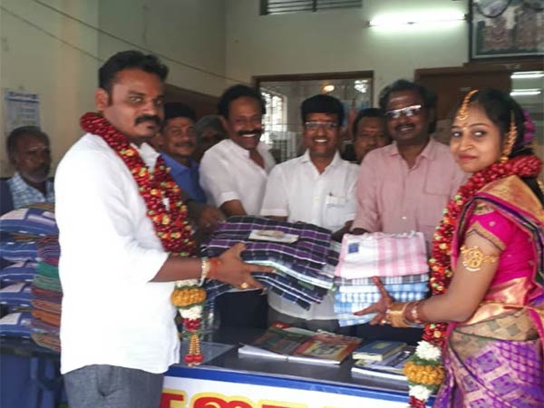Newly Weds Couple helped the Cyclone victims Newly Weds Couple helped the Cyclone victims