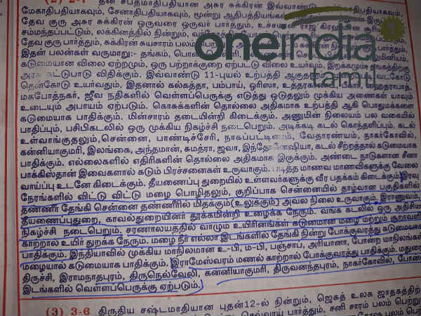 கார்த்திகையில் கடும் மழை