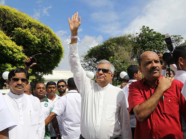 Srilanka people should not leave their protest: Ranil Wickremesinghe Srilanka people should not leave their protest: Ranil Wickremesinghe
