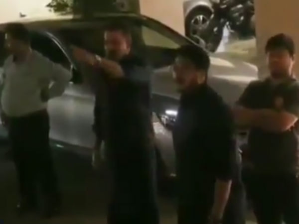 Sanjay Dutt misbehaves with Journalist Sanjay Dutt misbehaves with Journalist