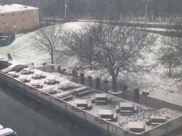Winter begins in USA Winter begins in USA