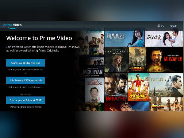 Amazon prime video now available in Tamil and Telugu Amazon prime video now available in Tamil and Telugu