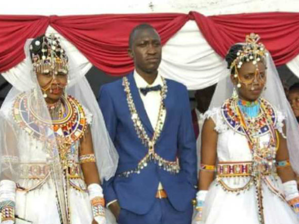 kenya man marrying two womens in one wedding kenya man marrying two womens in one wedding