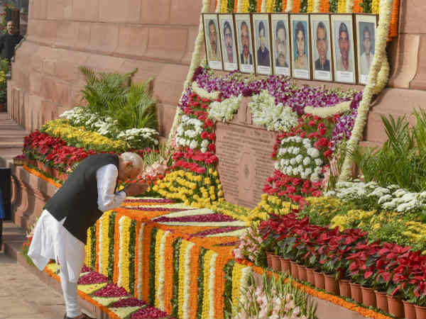 December 13 Parliament attack: Leaders pay homage to Indian Parliament attack victims December 13 Parliament attack: Leaders pay homage to Indian Parliament attack victims