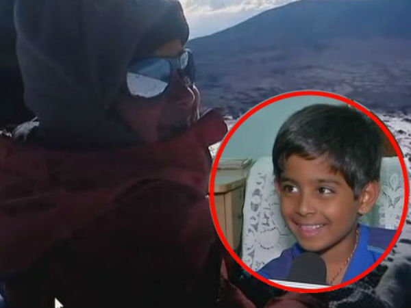 8 yr old Samanyu Pothuraju Climbed Mount Kosciuszko in Australia 8 yr old Samanyu Pothuraju Climbed Mount Kosciuszko in Australia
