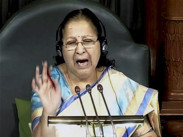 Loksabha Speaker says that Cauvery issue cannot be talked in Loksabha Loksabha Speaker says that Cauvery issue cannot be talked in Loksabha