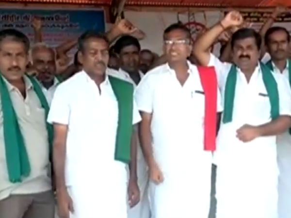13 district farmers have been opposing for high power electricity cable works 13 district farmers have been opposing for high power electricity cable works